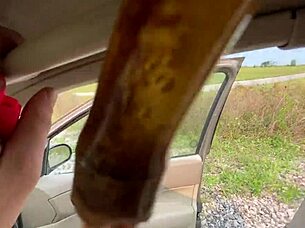 Getting a blowjob in the car is wild