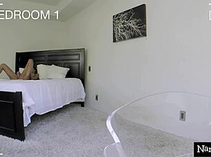 Swallow my cock to save your job, Amia Miley?