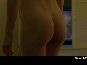 alexandra daddario naked in bondage on the sofa, what a sight