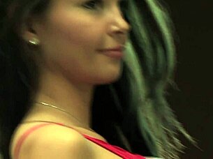 natalie negodina does striptease in playboy casting