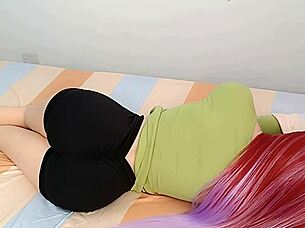 my hot volleyball stepdaughter wears sexy thongs by the pool every morning and flirts with me