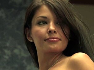 natalie negodina does striptease in playboy casting