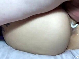 Teenager In Interracial Cuckold Creampie And Swallow