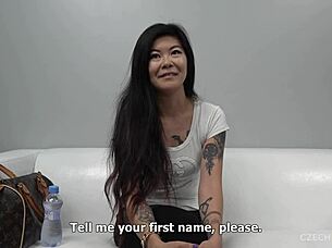 Akasha Coliun in Czech Casting Sex