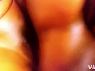 Ebony Slut Endures Intense Gangbang From Roommate And Friends