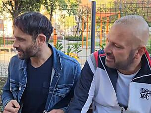 christen courtney takes 3 on 1 dp with gagging deepthroat and rough ass to mouth action