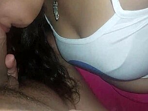 Deep throat takes full cock and hot cum on ass 😈