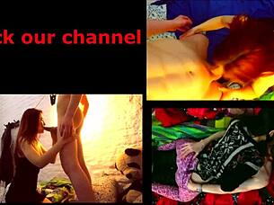 cute girl swallows my monster cock