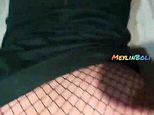 Gothic nympho with big ass gets messy outside after neighbor fucks her from behind.