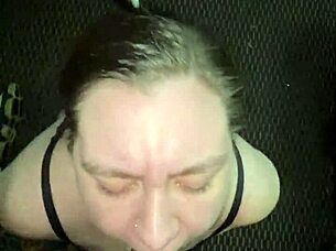 deepthroat training with snow bunny went great, curvy bbw and neighbors involved