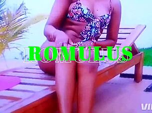 Ebony Slut Endures Intense Gangbang From Roommate And Friends