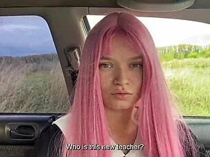 Horny Student Girl Gets Fucked by New Physical Education Teacher in Outdoor Setting