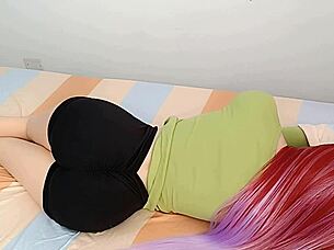 my hot volleyball stepdaughter wears sexy thongs by the pool every morning and flirts with me