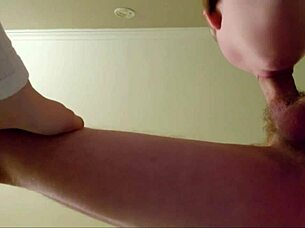 I throat his dick and let him cum in my pussy close up!