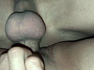 Morning creampie with shaved tight pussy and monster cock orgasm