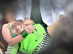 i'm the indian doctor who had so much fun with my patient bhabhi, her big tits were amazing in the hospital