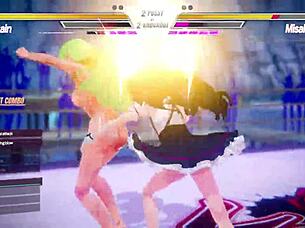 did you see lesbian battle with squirting