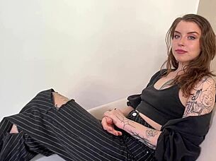 eden ivy performs a deepthroat blowjob with ass licking and rimjob, ending with cum in mouth