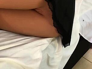 does this hot student give deep blowjobs?