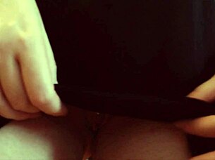 Beautiful Italian stepmother orgasms at desk