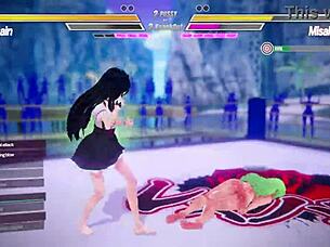 did you see lesbian battle with squirting