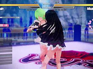 did you see lesbian battle with squirting