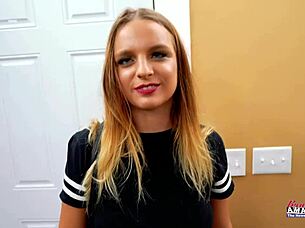 Petite Coed Stella Deepthroats Or Assfucks?