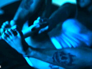 licking emilly's sweet feet in pov close up