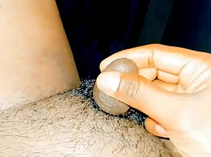 In the bath, she pisses on her own mouth and fingers her asshole