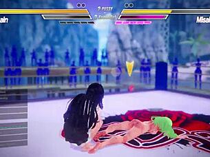 did you see lesbian battle with squirting