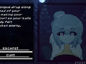 Succubus hunt hentai game where friend fucks her pussy and ass.