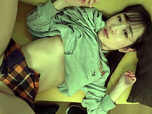 pretty gymnastics student secret lesson