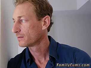 step dad, first strapon with step daughter.