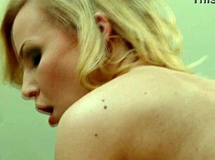 Fucking the blonde secretary in lingerie and stockings 😏