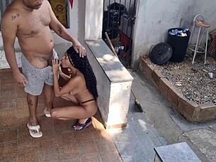 i bent over for anal fucking in my bikini bottom