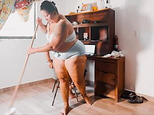 Latina Worker Sucks Cock In Office!