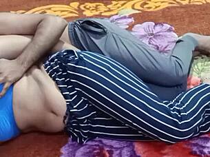 Hot desi bhabhi gets fucked by boyfriend with deepthroat blowjob and monster cock.