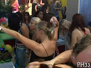 Sex addiction support groups turn into rough group action with dancing and striptease