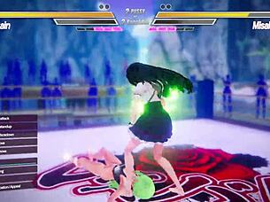 did you see lesbian battle with squirting