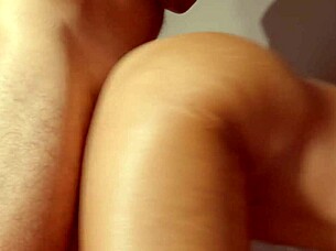 skinny milf gets spanked before doggy style close-up