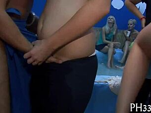 Sex addiction support groups turn into rough group action with dancing and striptease