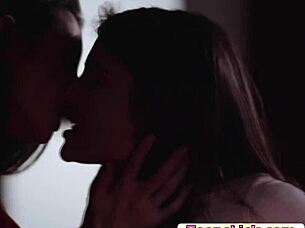 Stepmom Instructs Young Stepdaughter In Billiard And Oral Techniques