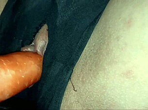 Morning creampie with shaved tight pussy and monster cock orgasm