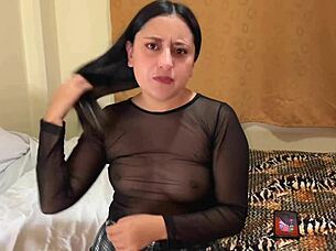 Fat Neighbor In Bedroom Roleplay With Pantyhose Fetish And Ass Focus