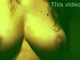 my wife grinding her natural tits and ass on my cock at 35