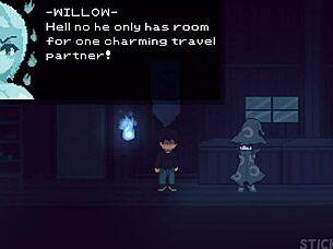 Succubus hunt hentai game where friend fucks her pussy and ass.