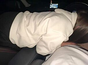 Fucked her mouth! In the car