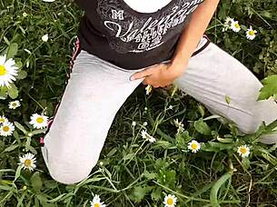 I Spy On Neighbor Masturbating Outdoors