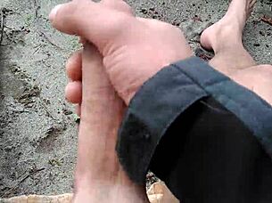 Look at me playing on the beach!