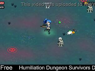 Humiliation dungeon game with erotic femdom 😈